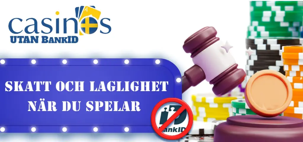 Beskattning och laglighet av kasinon utan BankID