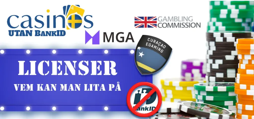 Kasinolicenser utan BankID