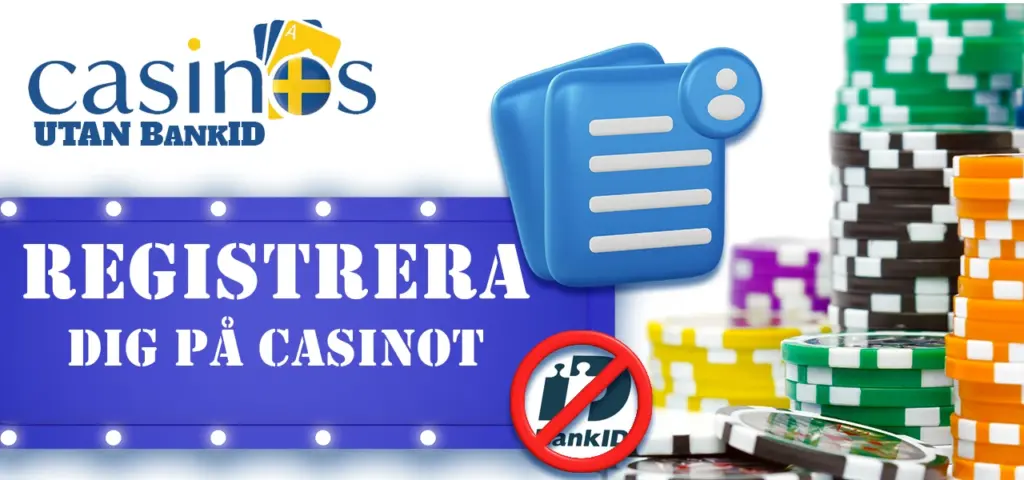 Enkel registreringsprocess på kasinon utan bank-ID