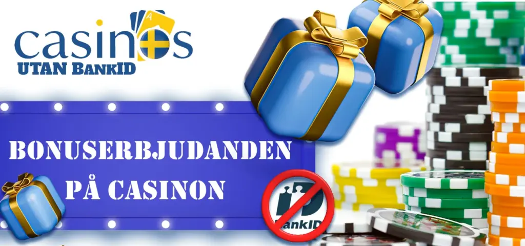 Bonusar på kasinon utan BankID
