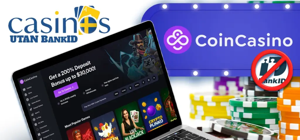 CoinCasino - Casinon utan BankID